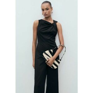 Salopeta crop cu model uni imagine