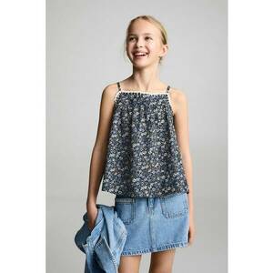 Top cu imprimeu floral imagine