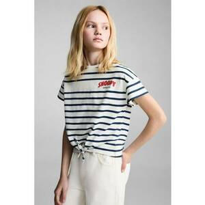 Tricou cu imprimeu Snoopy si prindere frontala imagine
