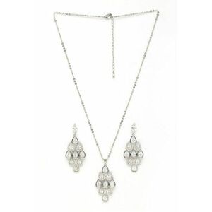 Set de cercei si colier Pearlescent Waterfall imagine