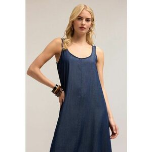 Rochie evazata de lyocell imagine