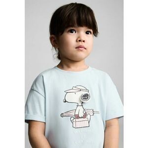 Tricou de bumbac cu imprimeu Snoopy imagine