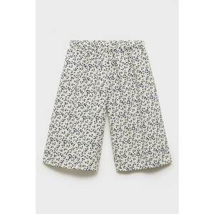 Pantaloni drepti cu imprimeu grafic si model floral imagine