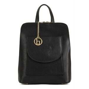 Rucsac din piele cu buzunar frontal cu clapa Elsa imagine