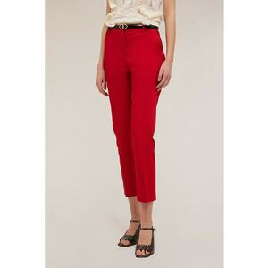 Pantaloni crop cu talie medie imagine