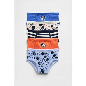 Set de chiloti din bumbac organic cu Mickey Mouse - 5 perechi imagine