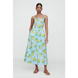 Rochie midi cu imprimeu cu fructe imagine