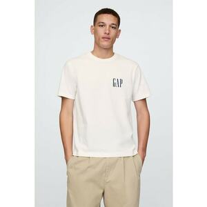 Tricou din bumbac cu imprimeu logo pe partea din spate imagine