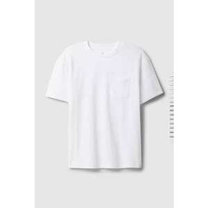 Tricou din bumbac cu buzunar pe piept imagine