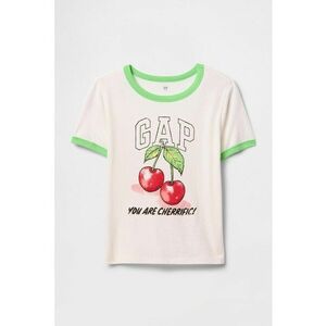 Tricou din bumbac cu imprimeu cu fructe imagine