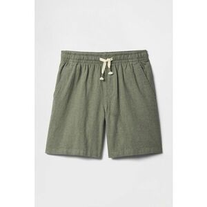 Pantaloni scurti relaxed fit din amestec de in imagine