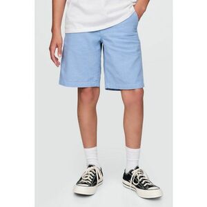 Pantaloni scurti din amestec de in cu buzunare laterale imagine