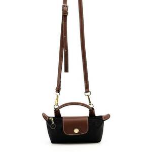 Geanta crossbody mica din piele ecologica - Negru imagine