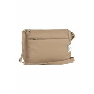 Geanta crossbody din piele cu fermoar imagine