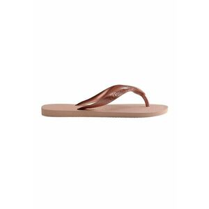 Papuci flip-flop cu aspect metalic Top imagine