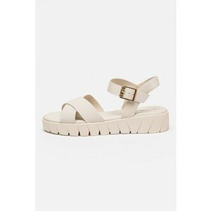 Sandale wedge cu catarama imagine