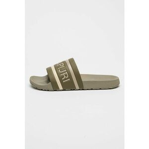 Pantofi slide-in din piele ecologica cu logo imagine