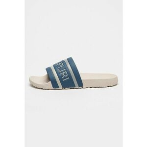 Pantofi slide-in din piele ecologica cu logo imagine
