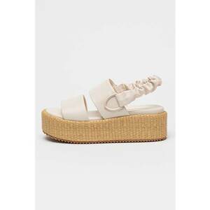 Sandale wedge din piele ecologica Opal imagine