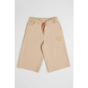 Pantaloni scurti cu aplicatie logo discreta si snur imagine