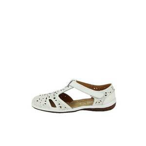 Balerini albi din piele naturala CXWL2118 M5 14833 imagine