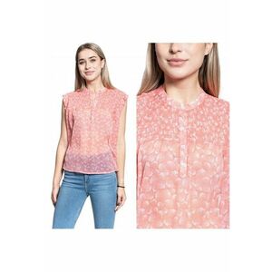 Bluza Dama - Bluza Elsa Smock - Croi Normal - Nasturi - Fara Informatii Despre Compozitia Materialului - Decolteu In V - M Intl - Roz imagine
