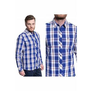 Camasa Barbati - Casper Kc B-Check - Croi: Regular Fit - Inchidere: Nasturi - Compozitie Material: 100% Bumbac - Model Dominant: Carouri - M Intl - Albastru imagine