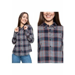Camasa Dama - Emma Kc Basic - Croi: Regular Fit - Inchidere: Nasturi - Compozitie Material: 60% Bumbac - 40% Vascoza - Model Dominant: Carouri - S Intl - Multicolor imagine