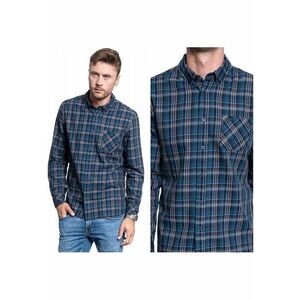 Camasa Barbati - Clemens Bdc Twill - Croi: Regular Fit - Inchidere: Nasturi - Compozitie Material: 100% Bumbac - Model Dominant: Carouri - M Intl - Albastru imagine
