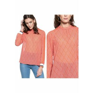 Bluza Dama - Emily C Sporty - Croi Normal - 100% Bumbac - Fara Inchidere - Maneci Lungi - S Intl - Portocalie imagine