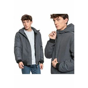 Jacheta De Tranzitie - Daniel H Blouson - Croiala Regulara - Fermoar - 100% Poliester - 2 Buzunare - Gri imagine
