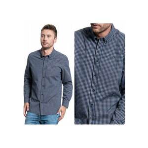 Camasa Barbati - Clemens Bdc Check - Croi: Slim Fit - Inchidere: Nasturi - Compozitie Material: 100% Bumbac - Model Dominant: Logo - Carouri - M Intl - Multicolor imagine