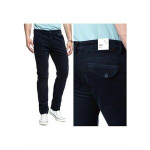 Pantaloni Barbati Chinos - Chino W30 L34 - Croi: Slim Fit - Stil: Ingustat / Ajustat - Inaltimea Taliei: Medie / Regulata - Numar De Buzunare: 5 - W30 EU - W30 X L34 - Albastru imagine