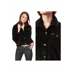 Jacheta de tranzitie pentru femei - 80'S WESTERN JACKET - Bumbac - Negru - imagine