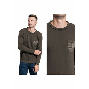 Hanorac Barbati - Ben C Aop Pocket - Material: 100% Bumbac - Croi: Regular Fit - Inchidere: Fara - Numar Buzunare: 1 - M Intl - Verde imagine