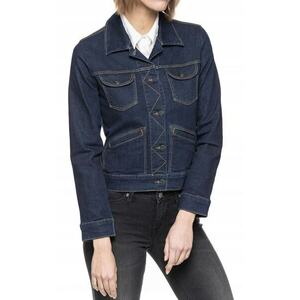 Jacheta Din Denim - Jacheta Autentica - Croi: Slim Fit - Inchidere: Nasturi - Compozitie Material: 97% Bumbac - 3% Elastan - Numar De Buzunare: 4 - S - Albastru - 1 Bucata imagine