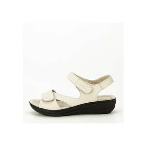 Sandale bej din piele naturala Sara 129 confort 15214 imagine