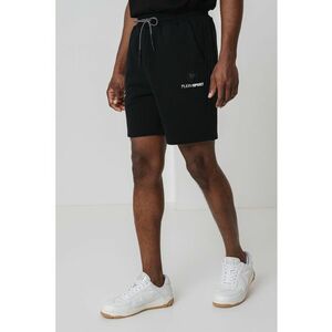 Pantaloni scurti cu snur si imprimeu logo imagine