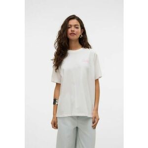 Tricou de bumbac organic cu imprimeu contrastant imagine