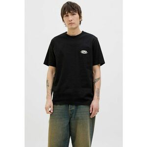 Tricou din amestec de bumbac organic cu decolteu la baza gatului imagine