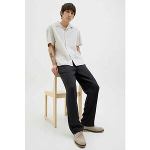 Pantaloni drepti cu model uni imagine