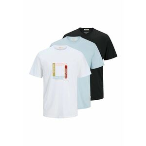 Set de tricouri cu decolteu la baza gatului - 3 piese imagine