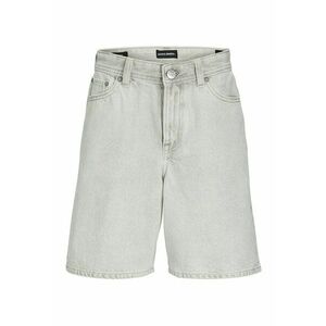 Pantaloni scurti drepti de denim imagine