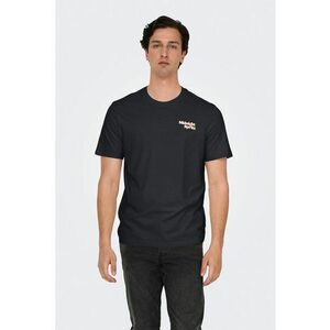 Tricou regular-fit din bumbac organic cu imprimeu pe partea din spate imagine