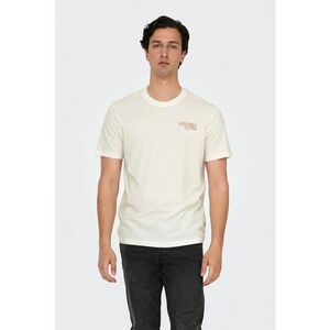 Tricou regular-fit din bumbac organic cu imprimeu pe partea din spate imagine
