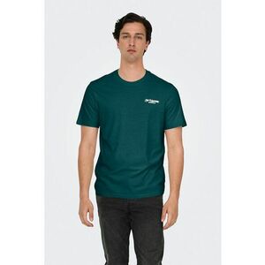 Tricou regular-fit din bumbac organic cu imprimeu pe partea din spate imagine