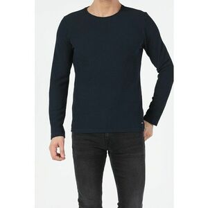 Bluza striata din amestec de bumbac imagine
