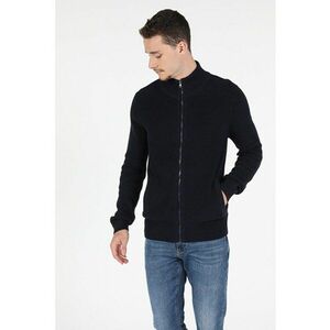 Cardigan De Barbati Albastru Marin Slim Fit 8682240427209 imagine