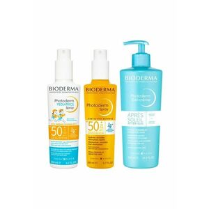 Pachet Family Photoderm SPF 50+ – Spray copii 200 ml - Spray adulti 200 ml - Gel-crema dupa plaja - 500 ml imagine