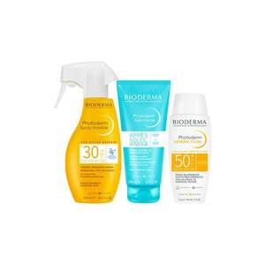 Pachet Photoderm – Spray SPF 30 - 300 ml + Crema after-sun - 200 ml + Fluid mineral SPF 50+ - 75 g imagine